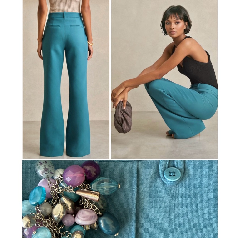 Reiss Teal Women's Pants